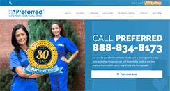 Desktop Screenshot of preferredcares.com